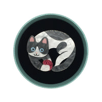 玩转Aki猫树脂胸针