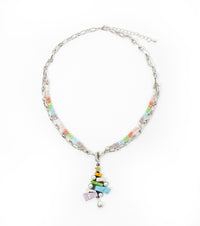 翻转树珍珠项链